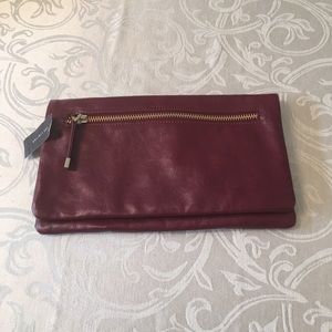 🎁 Burgundy Clutch Bag (Fold-over)